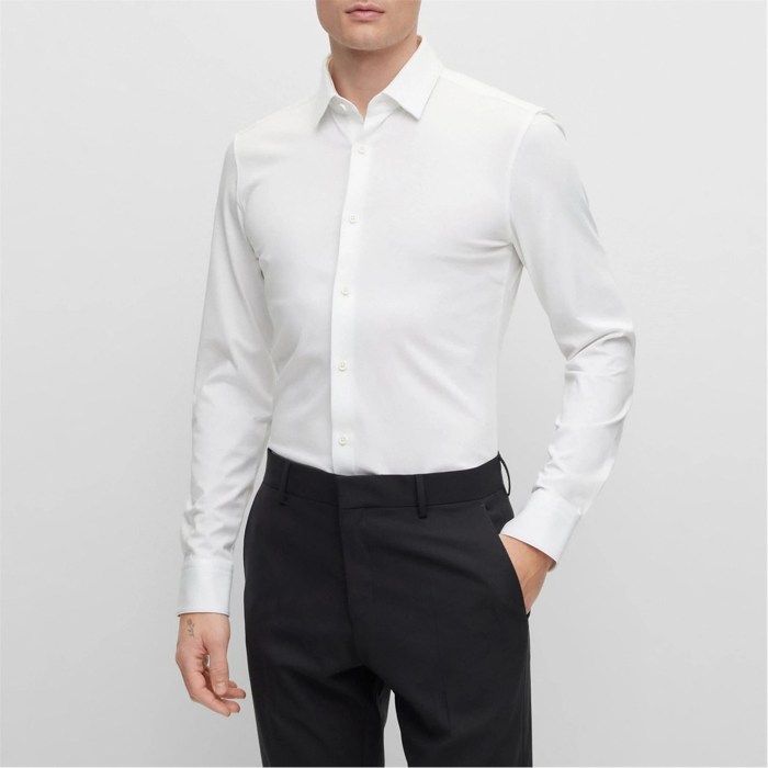 Men's dress shirt no pocket