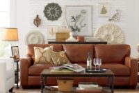 How to decorate living room with brown couch