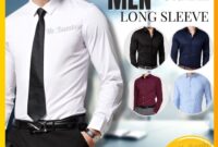 Mens fashion dress shirt