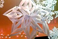 How to make snowflakes for christmas decoration