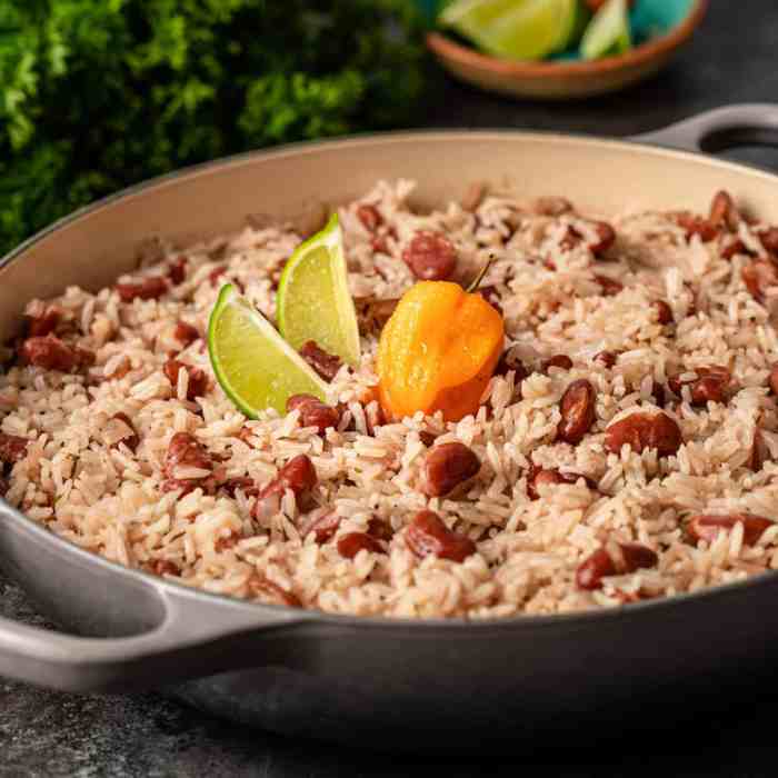 How to cook rice n peas jamaican style