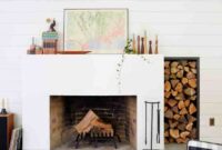 How to make a fireplace decoration