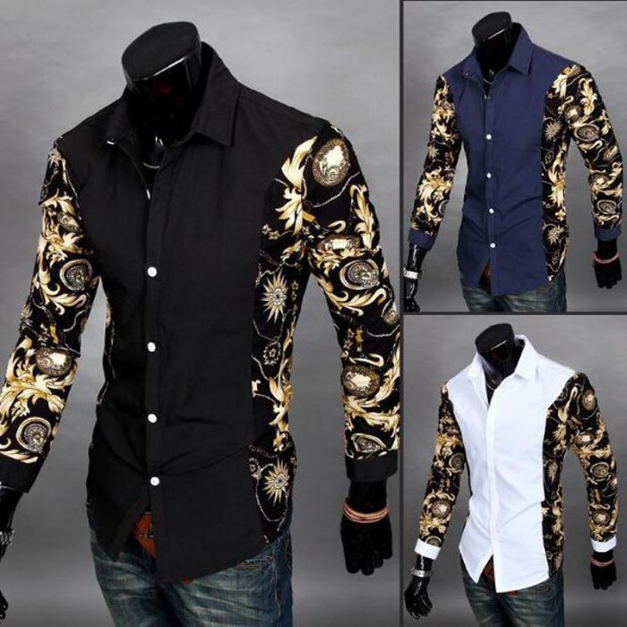 Men designer dress shirts