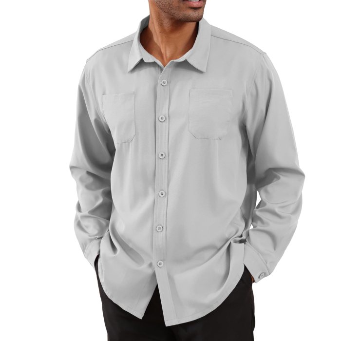 Mens solid dress shirts