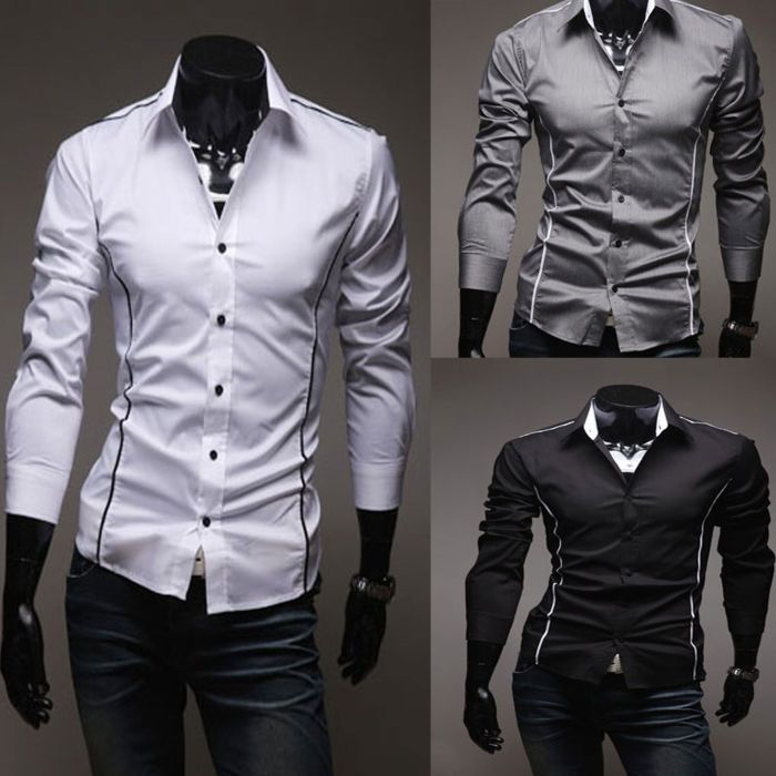 Mens luxury dress shirts