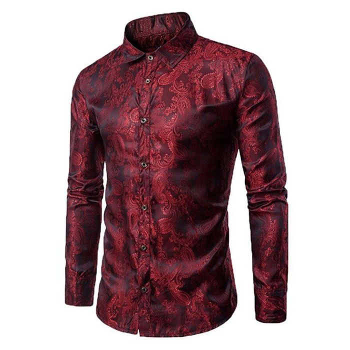 Men's silk dress shirts