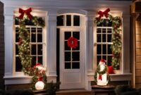 How to decorate outdoor windows for christmas