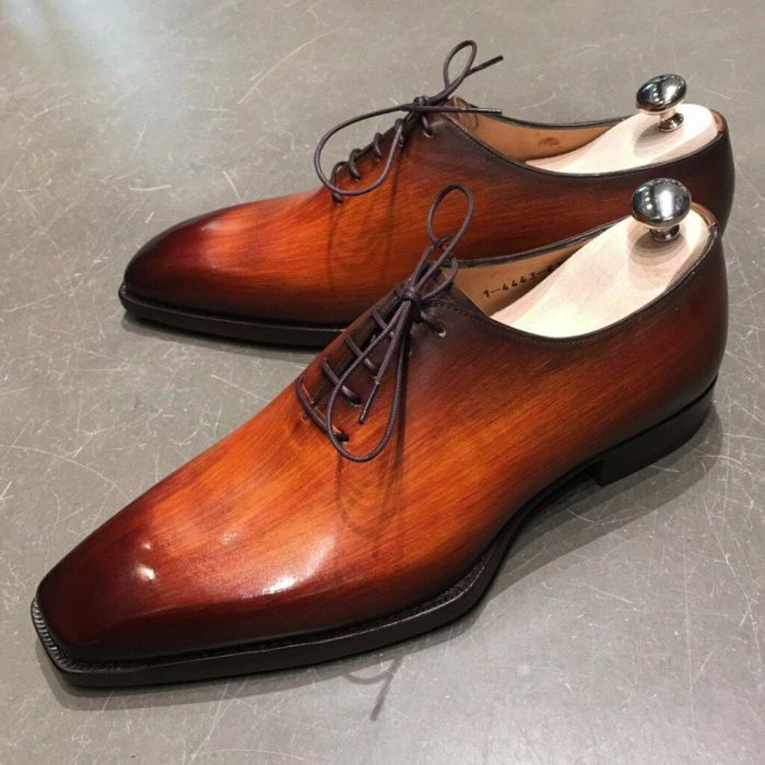 Mens whole cut dress shoes