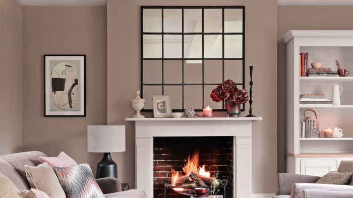 How to make a fireplace decoration