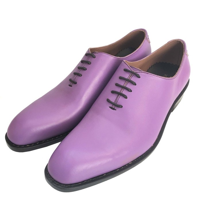 Purple and black mens dress shoes